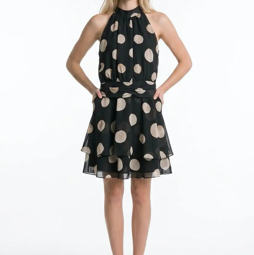Combi-short noire à pois MGN Boutique