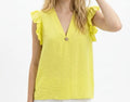 Blouse ample à volants MGN Boutique
